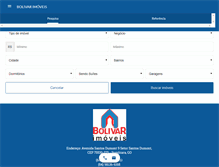 Tablet Screenshot of bolivarimoveis.com.br